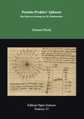 Cover: Pseudo-Proklos' Sphaera - Max-Planck-Gesellschaft zur F&ouml;rderung der Wissenschaften