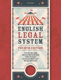 Enlarge image Cover: English Legal System - Oxford University Press
