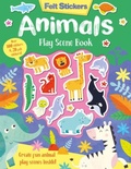 Cover: Felt Stickers Animals Play Scene Book - Two Windmills Limited