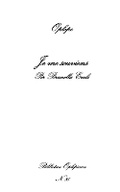 Cover: Je me souviens - In Riga Edizioni