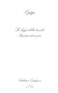 Cover: Le leggi della tavola - In Riga Edizioni