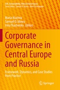 Cover: Corporate Governance in Central Europe and Russia - Springer