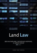 Cover: Land Law - Oxford University Press