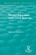 Cover: Recent Education from Local Sources - Routledge