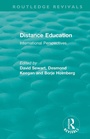 Cover: Distance Education - Routledge