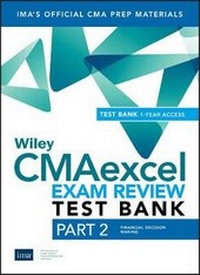 Abbildung von: Wiley Cmaexcel Learning System Exam Review 2019 Test Bank - Wiley