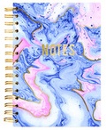 Cover: Hard Bound Journal: Blush & Blue Marble - Hardcover-Notizbuch mit stabiler Ringbindung - Brown Trout-Auslieferer Flechsig