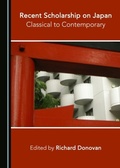 Cover: Recent Scholarship on Japan - Cambridge Scholars Publishing