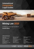 Abbildung von: The International Comparative Legal Guide to: Mining Law 2020 - Global Legal Group Ltd