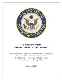 Enlarge image Cover: The Trump-Ukraine Impeachment Report - www.Militarybookshop.Co.UK