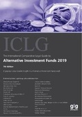 Cover: The International Comparative Legal Guide to: Alternative Investment Funds 2019 - Global Legal Group Ltd