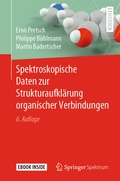 Cover: Spektroskopische Daten zur Strukturaufkl&auml;rung organischer Verbindungen - Springer Spektrum