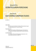 Cover: Zeitschrift f&uuml;r Ostmitteleuropa-Forschung (ZfO) 68/4 / Journal of East Central European Studies (JECES) - Verlag Herder-Institut