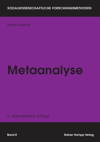 Abbildung von: Metaanalyse - Edition Rainer Hampp
