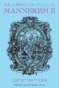 Cover: Readings in Italian Mannerism II - Peter Lang Verlag