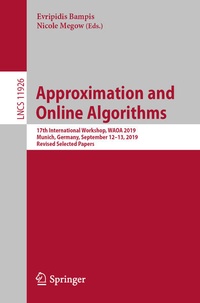 Enlarge image Cover: Approximation and Online Algorithms - Springer