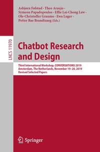 Enlarge image Cover: Chatbot Research and Design - Springer