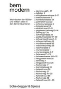 Cover: Bern modern - Scheidegger & Spiess