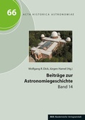 Cover: Beitr&auml;ge zur Astronomiegeschichte - AVA