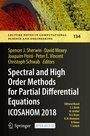 Cover: Spectral and High Order Methods for Partial Differential Equations ICOSAHOM 2018 - Springer