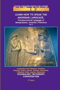 Abbildung von: LEARN HOW TO SPEAK THE ANUNNAKI LANGUAGE. Vol. 3 - Lulu.com