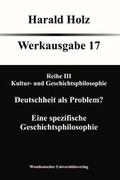 Cover: Bd. 17 Reihe III Kultur- und Geschichtsphilosophie - Bochumer Universit&auml;tsverlag Westdeutscher Universit&auml;tsverlag