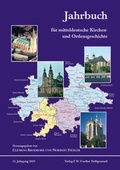 Cover: Jahrbuch f&uuml;r mitteldeutsche Kirchen- und Ordensgeschichte - Verlag F. W. Cordier
