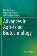 Cover: Advances in Agri-Food Biotechnology - Springer