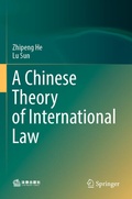 Cover: A Chinese Theory of International Law - Springer
