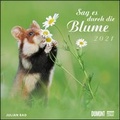 Cover: Sag es durch die Blume 2021 - Hamster, Eichh&ouml;rnchen, Zwiesel in Nahaufnahme - Wandkalender mit Spiralbindung - DUMONT Quadratformat 24 x 24 cm - DuMont Kalenderverlag