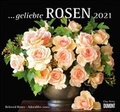 Cover: ... geliebte Rosen 2021 - DUMONT Wandkalender - mit allen wichtigen Feiertagen - Format 38,0 x 35,5 cm - DuMont Kalenderverlag