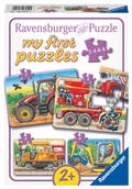 Cover: Kinderpuzzle 2, 4, 6, 8 Teile - Bei der Arbeit - Ravensburger