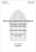 Cover: Haec dies quam fecit Dominus - Oxford University Press