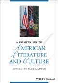 Cover: A Companion to American Literature and Culture - Wiley