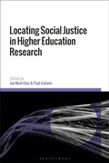 Cover: Locating Social Justice in Higher Education Research - Bloomsbury Academic