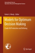 Cover: Models for Optimum Decision Making - Springer