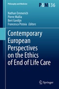 Cover: Contemporary European Perspectives on the Ethics of End of Life Care - Springer