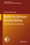 Cover: Models for Optimum Decision Making - Springer