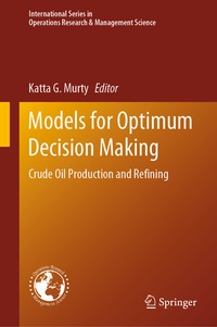 Enlarge image Cover: Models for Optimum Decision Making - Springer