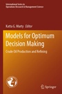 Cover: Models for Optimum Decision Making - Springer