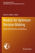 Cover: Models for Optimum Decision Making - Springer