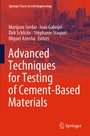Cover: Advanced Techniques for Testing of Cement-Based Materials - Springer