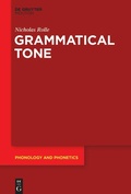 Cover: Grammatical Tone - De Gruyter Mouton