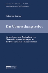 Abbildung von: Das Überraschungsverbot - Verlag Österreich