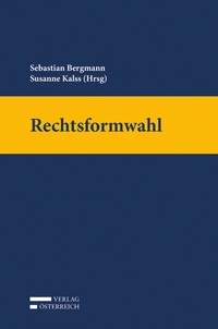 Abbildung von: Rechtsformwahl - Verlag Österreich