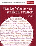 Cover: Starke Worte von starken Frauen Kalender 2021 - Harenberg