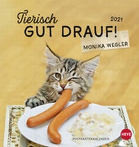 Abbildung von: Tierisch gut drauf Postkartenkalender Kalender 2021 - Heye