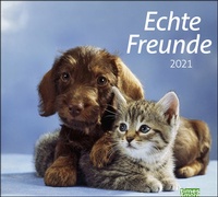 Abbildung von: times&more Echte Freunde Bildkalender Kalender 2021 - Heye