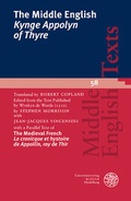 Cover: The Middle English 'Kynge Appolyn of Thyre' - Universit&auml;tsverlag Winter