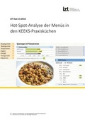 Cover: Hot-Spot-Analyse der Men&uuml;s in den KEEKS-Praxisk&uuml;chen - IZT - Institut f&uuml;r Zukunftsstudien und Technologiebewertung gGmbH